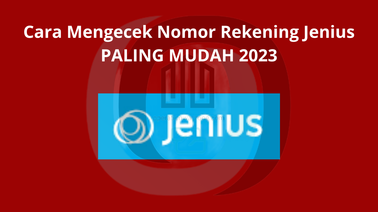 Cara Mengecek Nomor Rekening Jenius