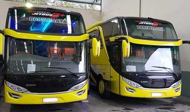 Harga sewa bus di kota Surakarta terkini