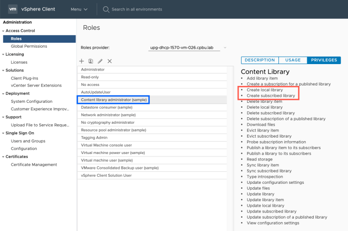 Creating a Content Library