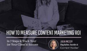 Tracking Content Marketing ROI