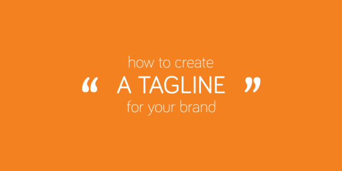 Developing a Brand Tagline